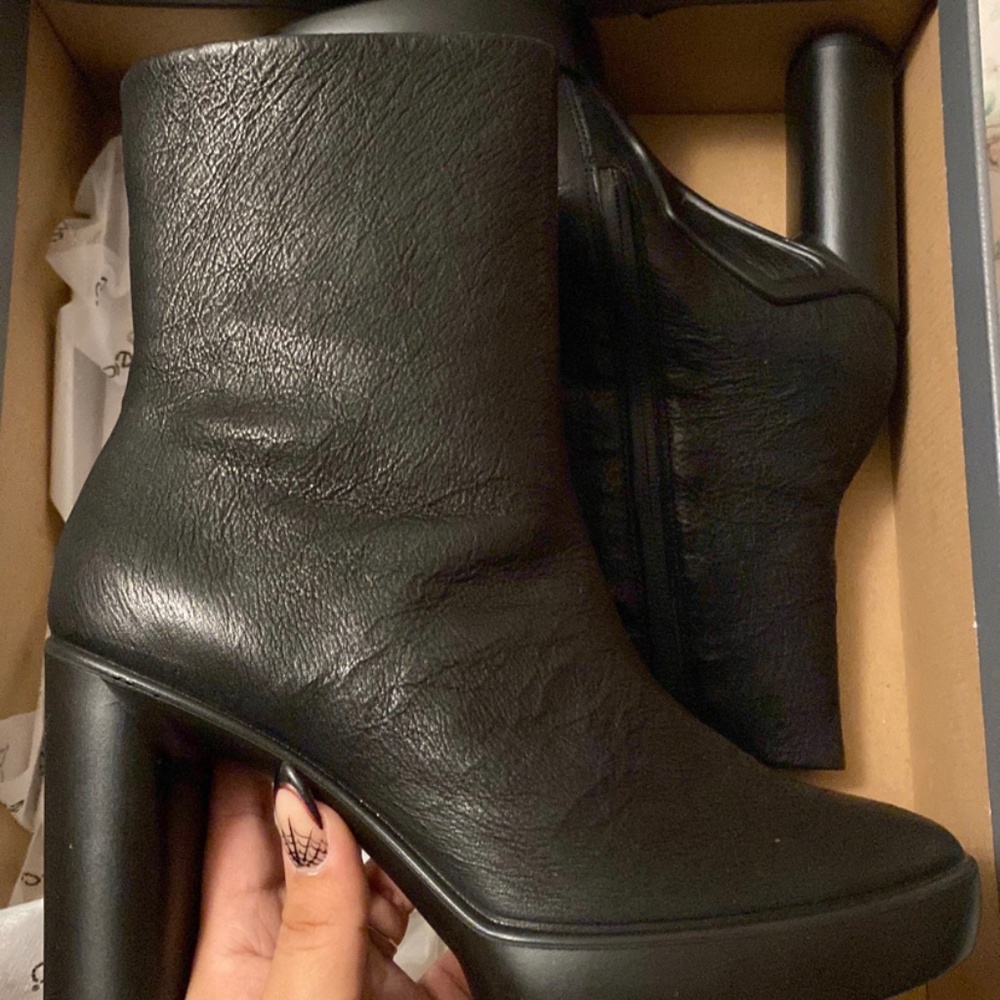 Ecco leather booties